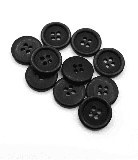 Buy 4-Hole Rimmed Matt Button Online in London - TwinTrims